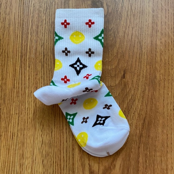 Other - Luxury LV Crew Socks